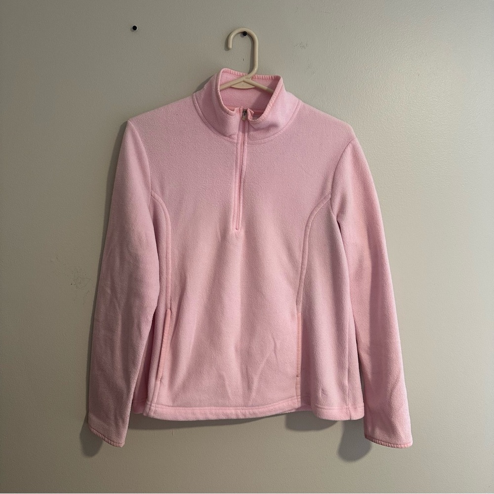 Danskin Light Pink Women's Quarter Zip Sweater